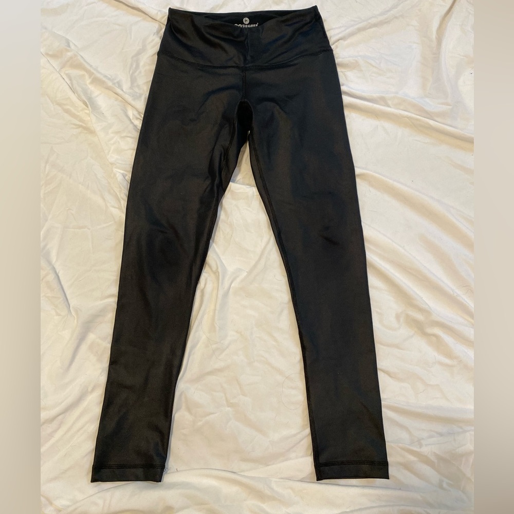 Faux leather leggings size medium